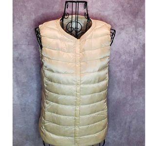 Lifewear Ultra Light Down Vest XS Cream